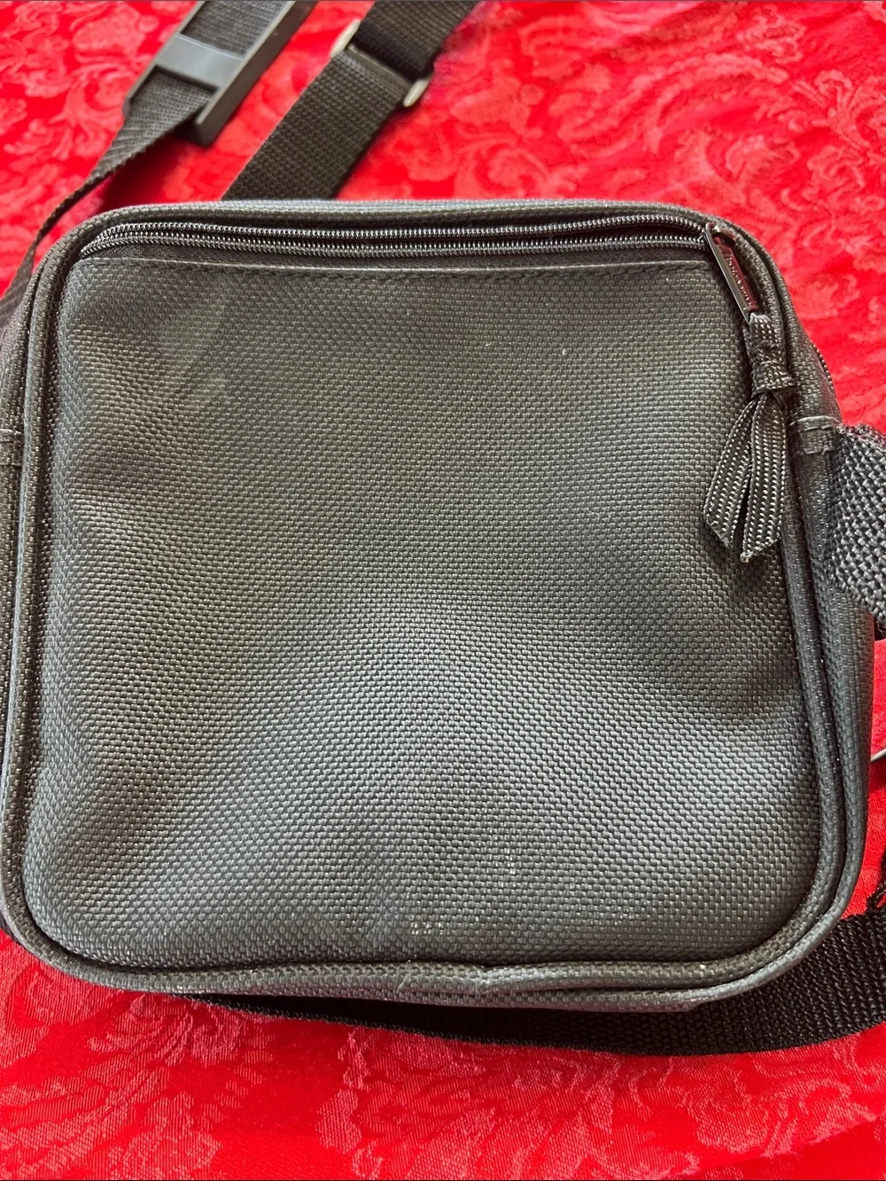 Music Movers Black Crossbody Bag Adjustable Strap Travel Utility Bag
